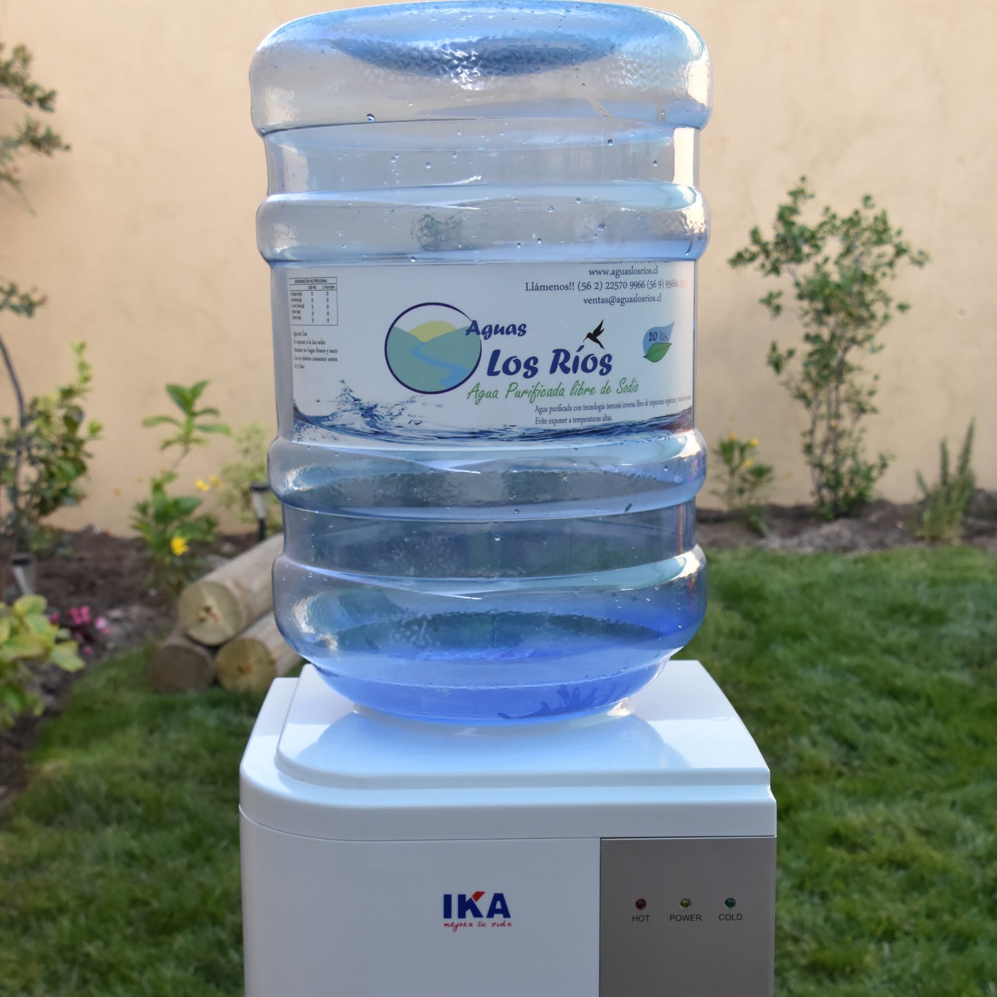 Dispensador IKA sobremesa + 2 Bidones de 20 litros
