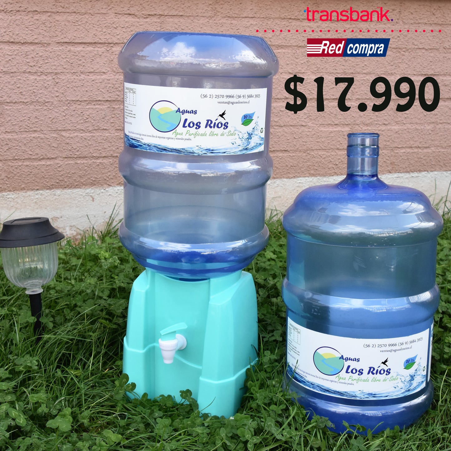 Dispensador base de color + 2 bidones de 20 litros