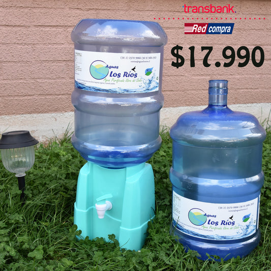 Dispensador base de color + 2 bidones de 20 litros