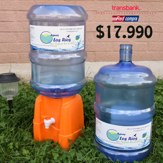 Dispensador base de color + 2 bidones de 20 litros
