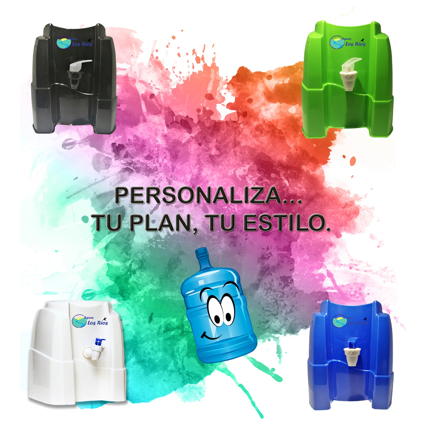 Plan personalizado, pago económico mensual de agua purificada