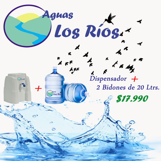 Dispensador de color + 2 bidones de 20 litros